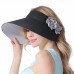 CACUSS 's Summer Sun Hat Large Brim Visor Adjustable Velcro Packable UPF 50  eb-83035578